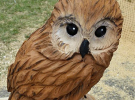 Owl Wood Chainsaw Sculpture