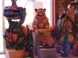 Store for Chainsaw Carving Sculptures